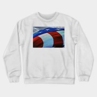 Stars and Stripes Hot Air Balloon Crewneck Sweatshirt